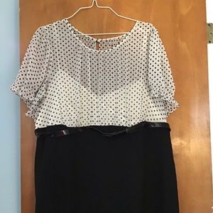 Black and white Dress